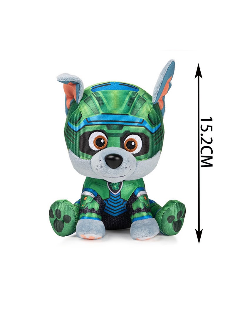 15.2cm Green Puppy Plush Toy Puppy Doll | Sleeping Gift For Kids Ages 3+