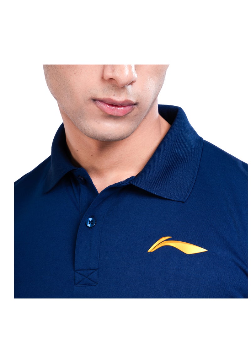 LINING POLO-T-SHIRT- (NAVY) (ATST997-3-2XL)