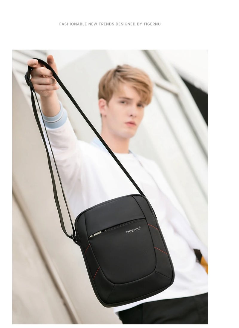 Waterproof Durable Nylon Shoulder Bag For Men Business Messenger Bag 10inch Ipad Bags Crossbody Bags Handbag Casual Travel Bags Pack