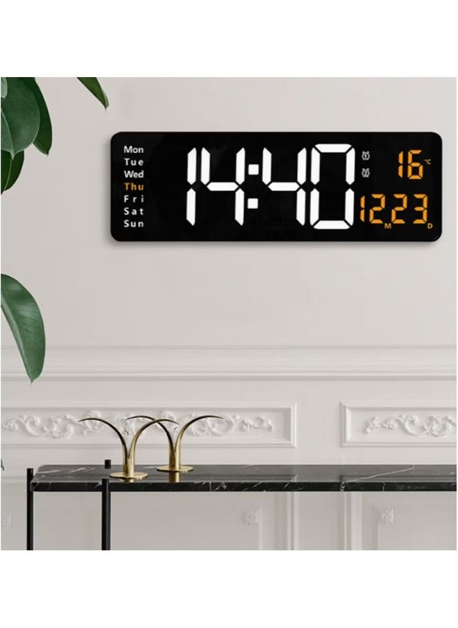 6626 Electronic Clock Living Room Wall-Mounted Large Screen Display LED Digital Clock