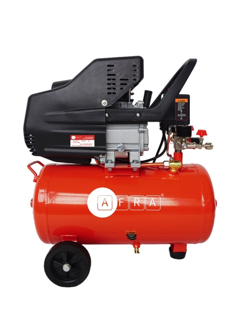 AFRA Air Compressor, 2.0HP, 100L Tank Capacity, Variable Speed, High Delivery Rate 320L/min, Max Pressure 8 bar /116psi, Model AFT-2100ACRD, 1-Year Warranty