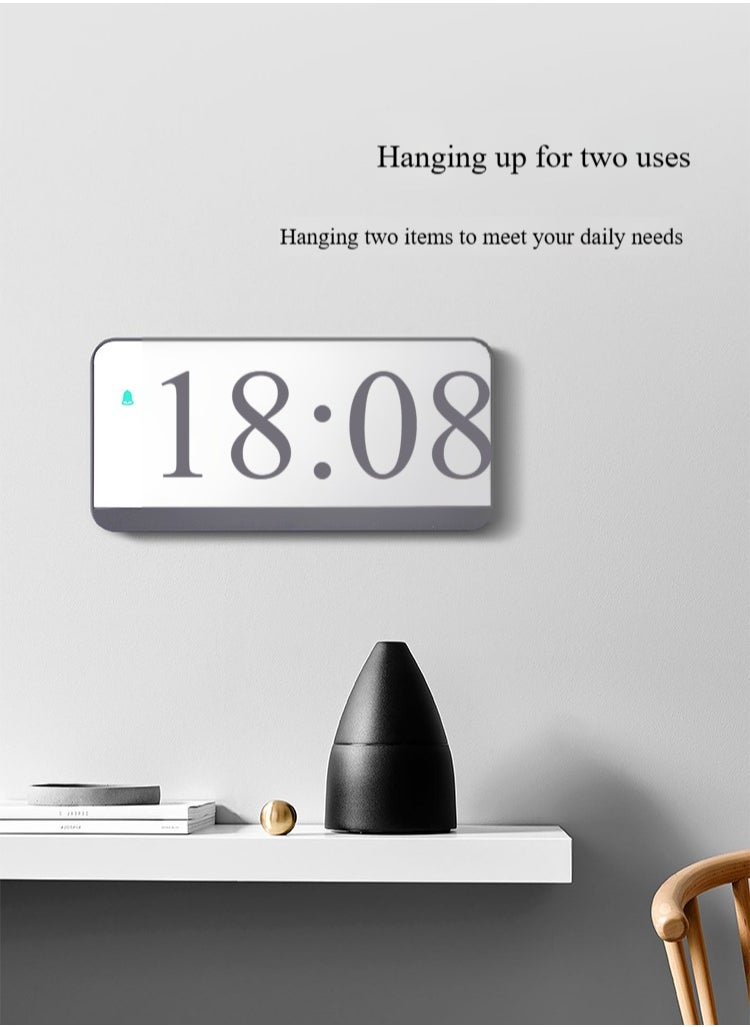 Ins Personality New Product Led Large Character Electronic Clock Bedside Alarm Clock Simple Fashion Colorful Large Screen Clock