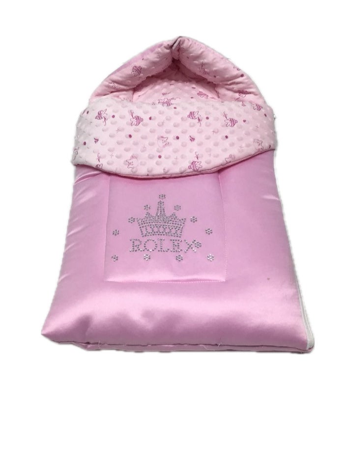 Glamour Satin Baby Sleeping Bag with Embedded Stones comforter bag for sleeping solution