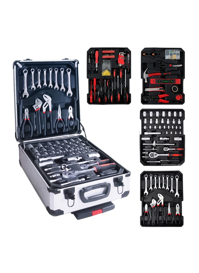 187 Pcs Complete Socket Wrench Machine Equipment Trolley Mechanical Cabinet Hand Tool Box Set Kit