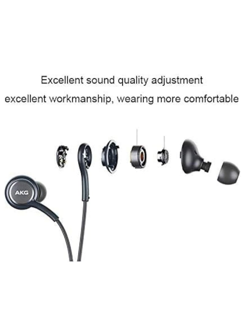 Earphones USB Type-C EO-IC100, Sound by AKG, In-ear Headset Black, Wired