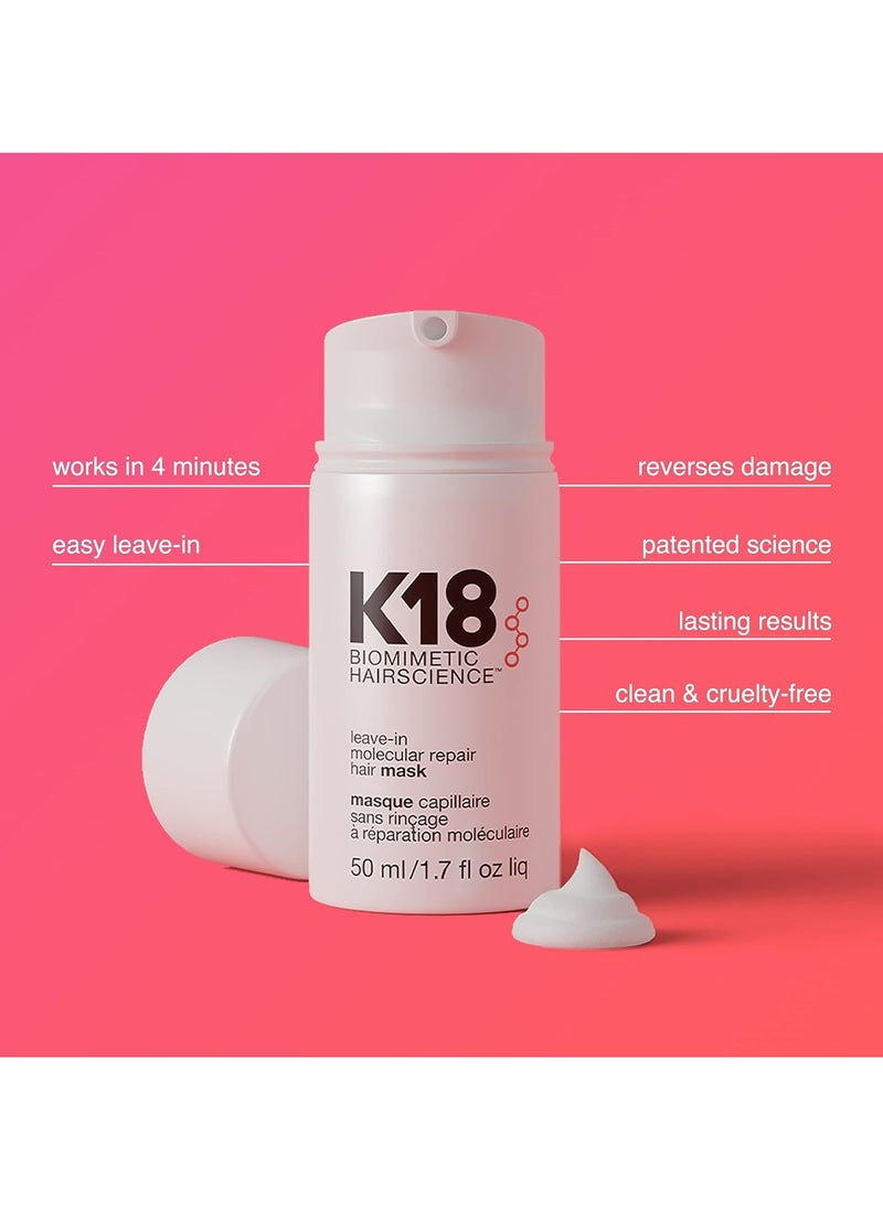 K18 Leave-In Molecular Repair Hair Mask, 50ml