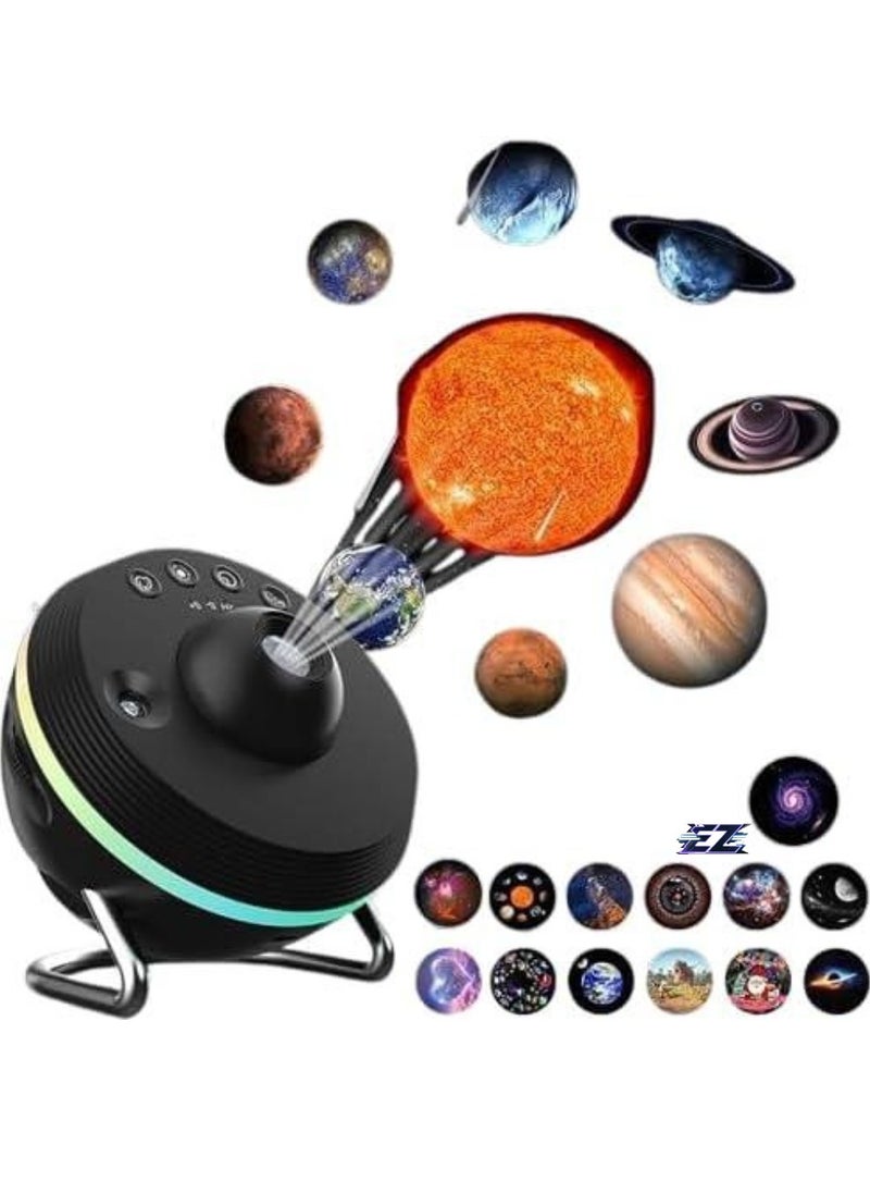 Star Projector - Premium Planetarium Galaxy Projector with 13 4K HD Films, Meteor & 4 Color Effects, Adjustable Angle, Timer – Ideal for Kids, Adults, Bedroom Décor, and Relaxation