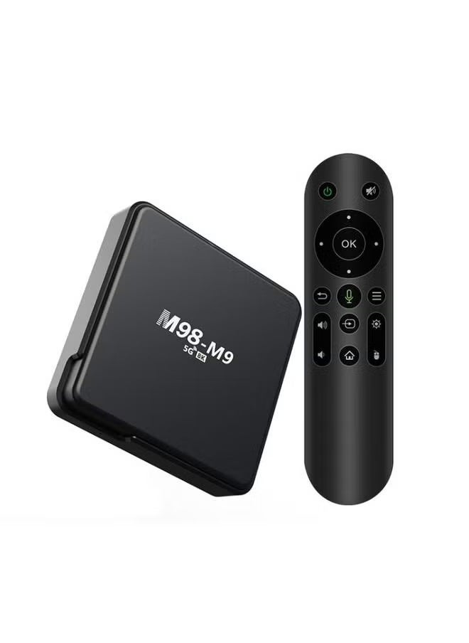 M98-M9 Quad-core ARM Cortex-A53 WiFi Bluetooth 4K HD Android TV Box, RAM:2GB+8GB