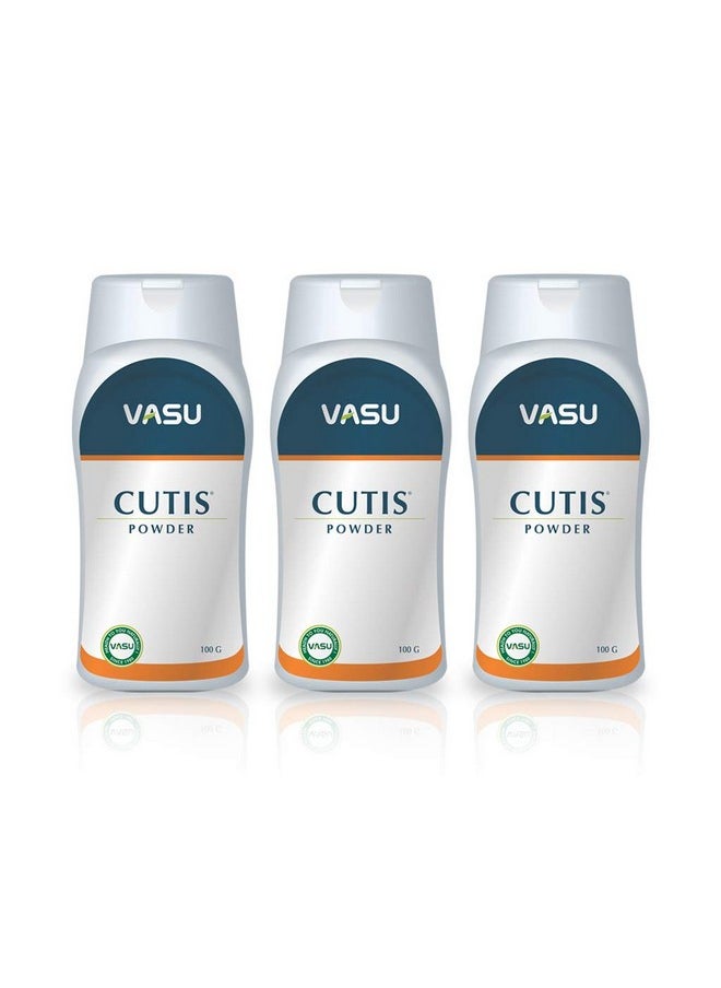 Vasu Healthcare Cutis Dusting Powder, 100Gm (Pack Of 3)