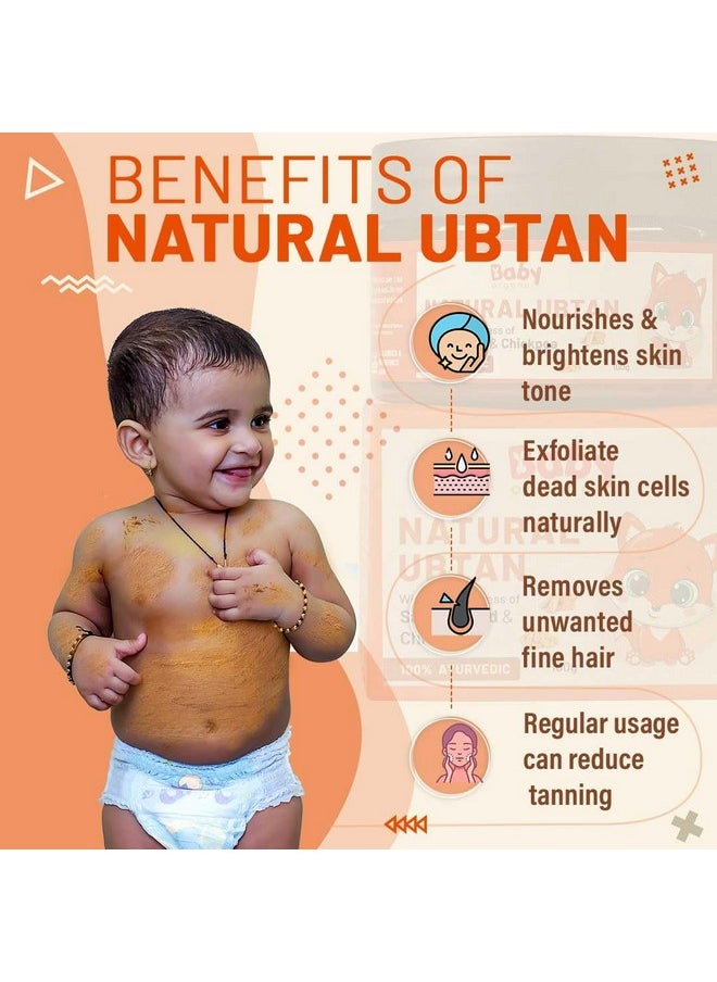 ® Newborn Baby Skin Care Combo | Natural Ubtan & Baby Powder 100Gm (Pack Of 2) | All Skin Types | Fdca Approved