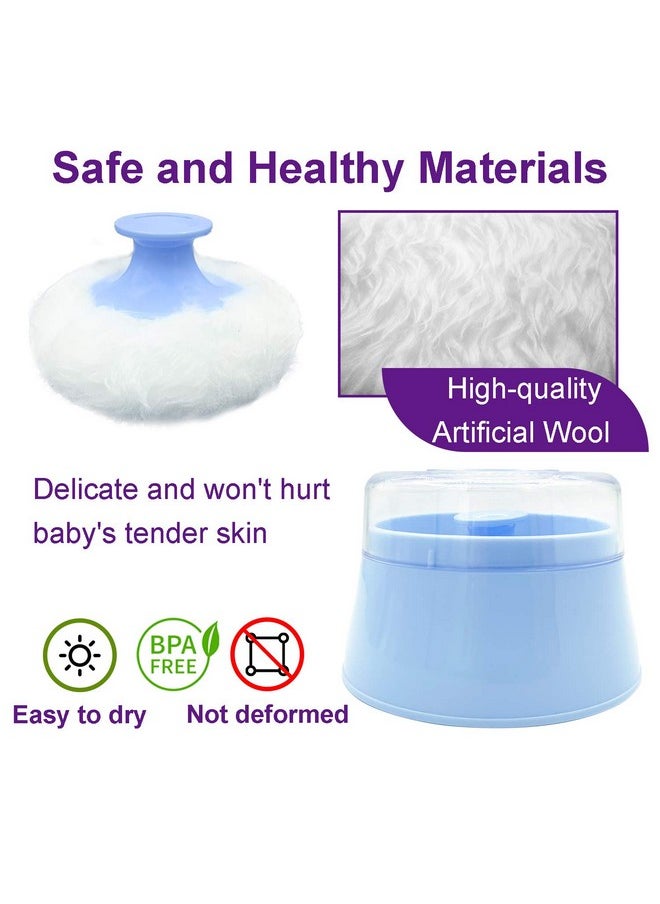 Bpa Free Baby Powder Puff Box, Large 2.8