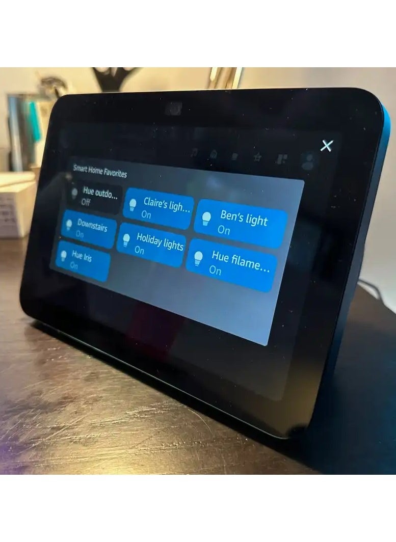 Smart Home Systems Show 8 3rd generation (2023 release) HD smart touchscreen with spatial audio smart home hub  Black