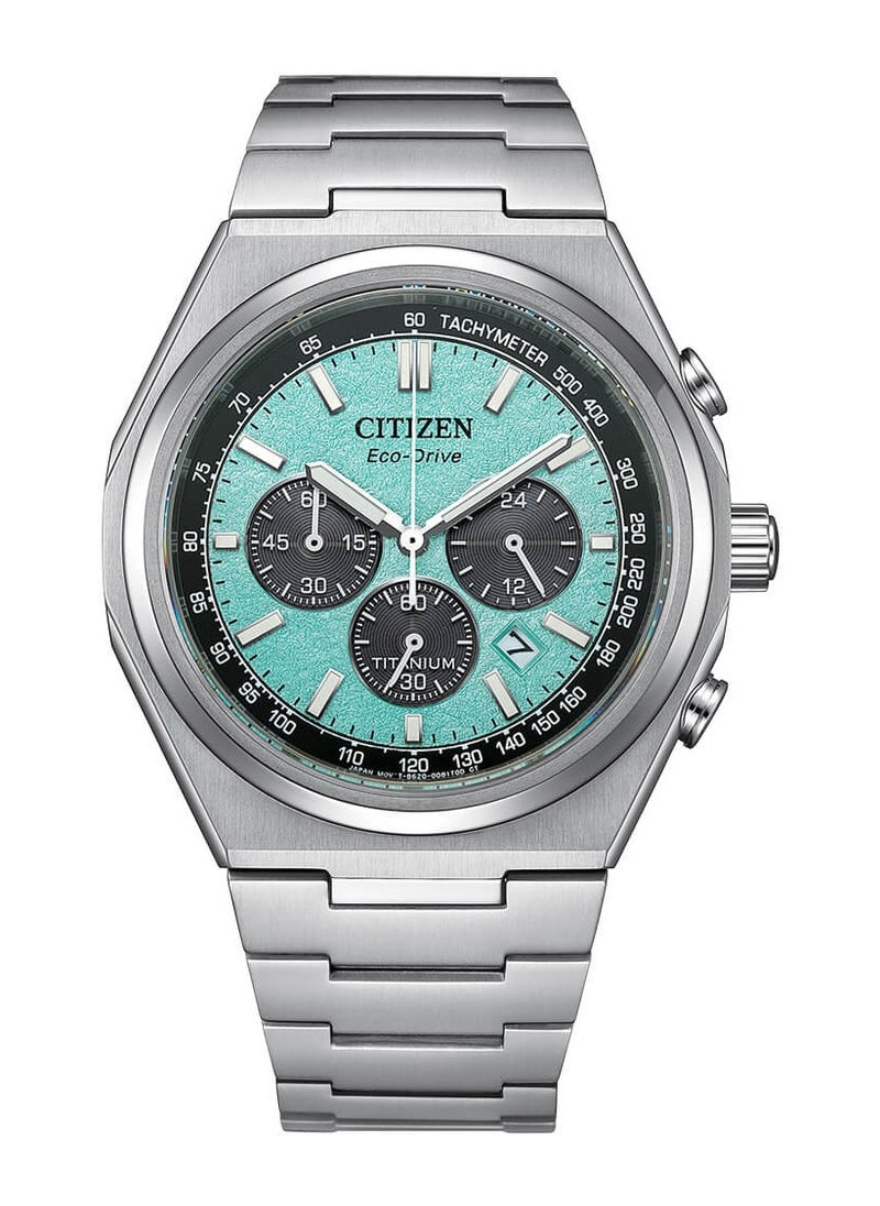 Zenshin Chronograph Eco-Drive Titanium Men's Watch CA4610-85M