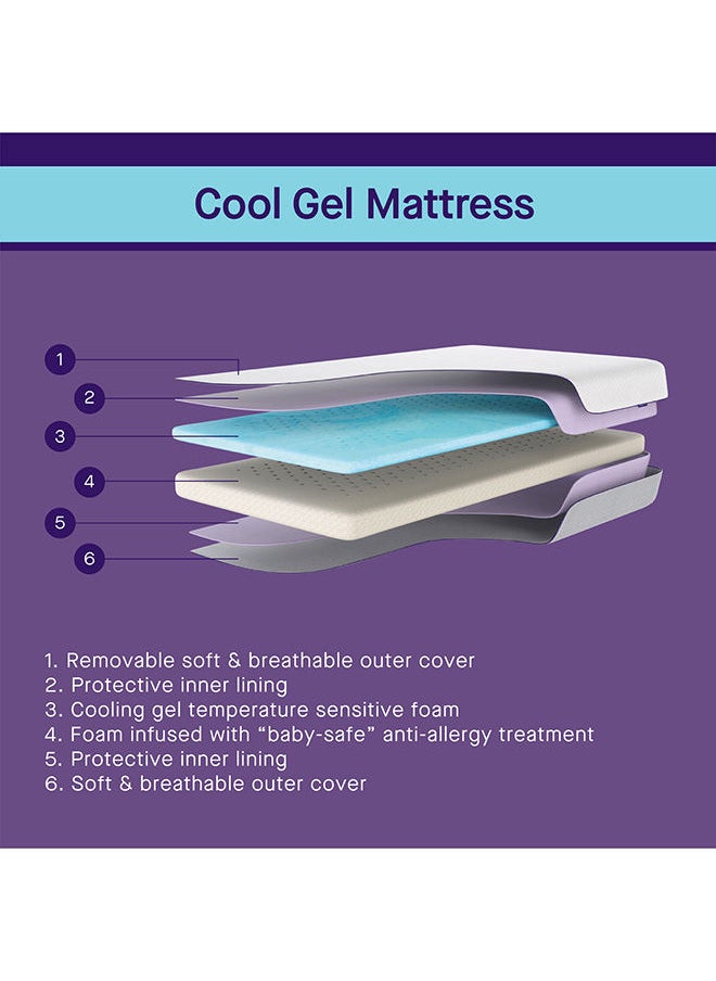 Climate Control Mattress 60x120x10 Cm Cot Size