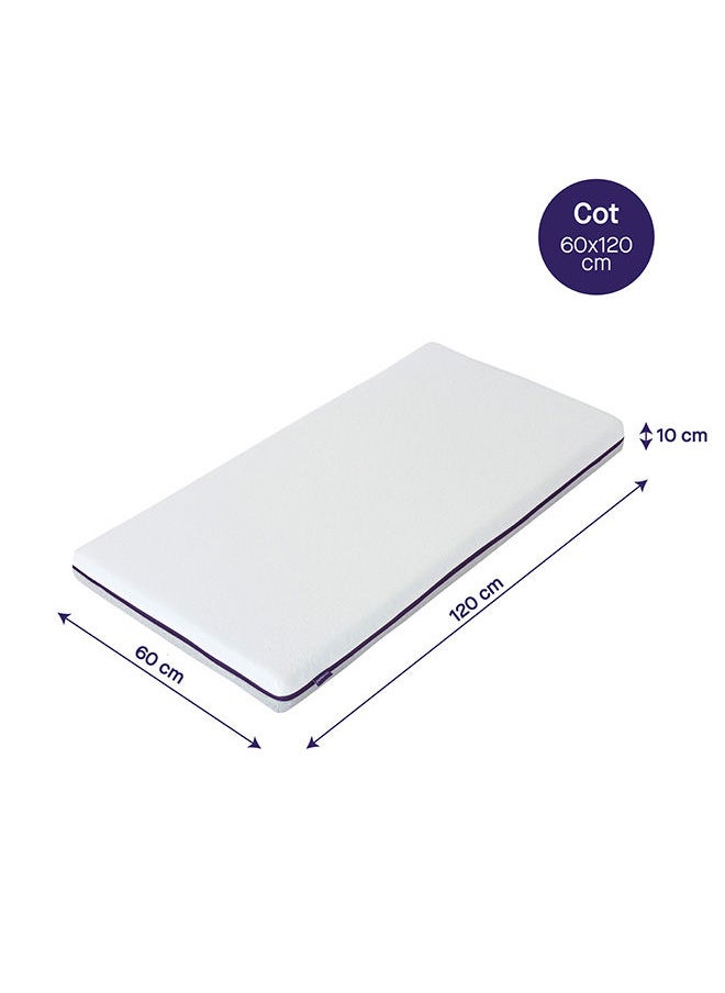 Climate Control Mattress 60x120x10 Cm Cot Size