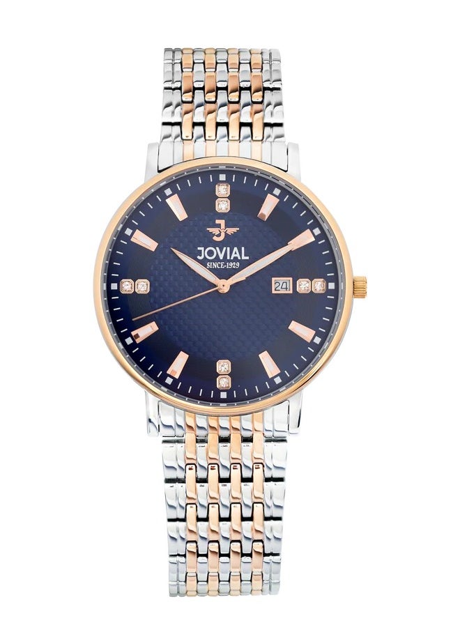 JOVIAL 9182 GAMQ 04 E - 40mm Men's Watch - Stylish & Durable Design