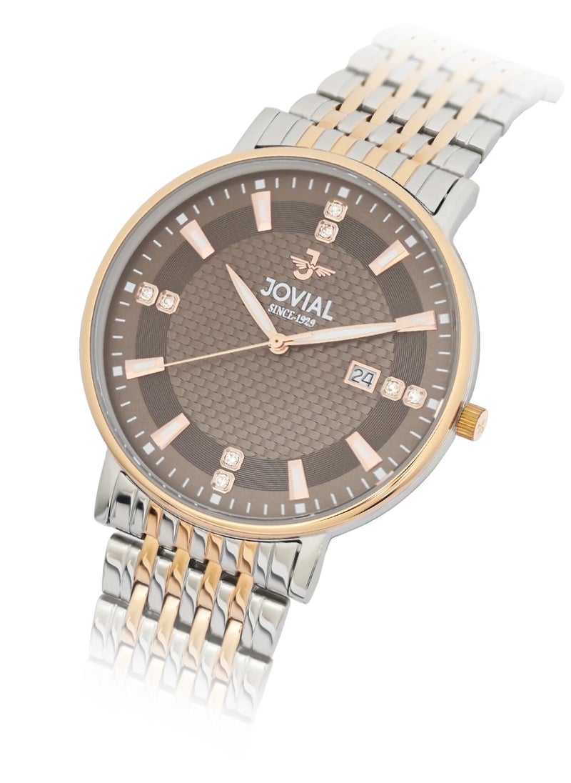 JOVIAL 9182GAMQ02E Men's Watch - Elegant & Stylish Timepiece