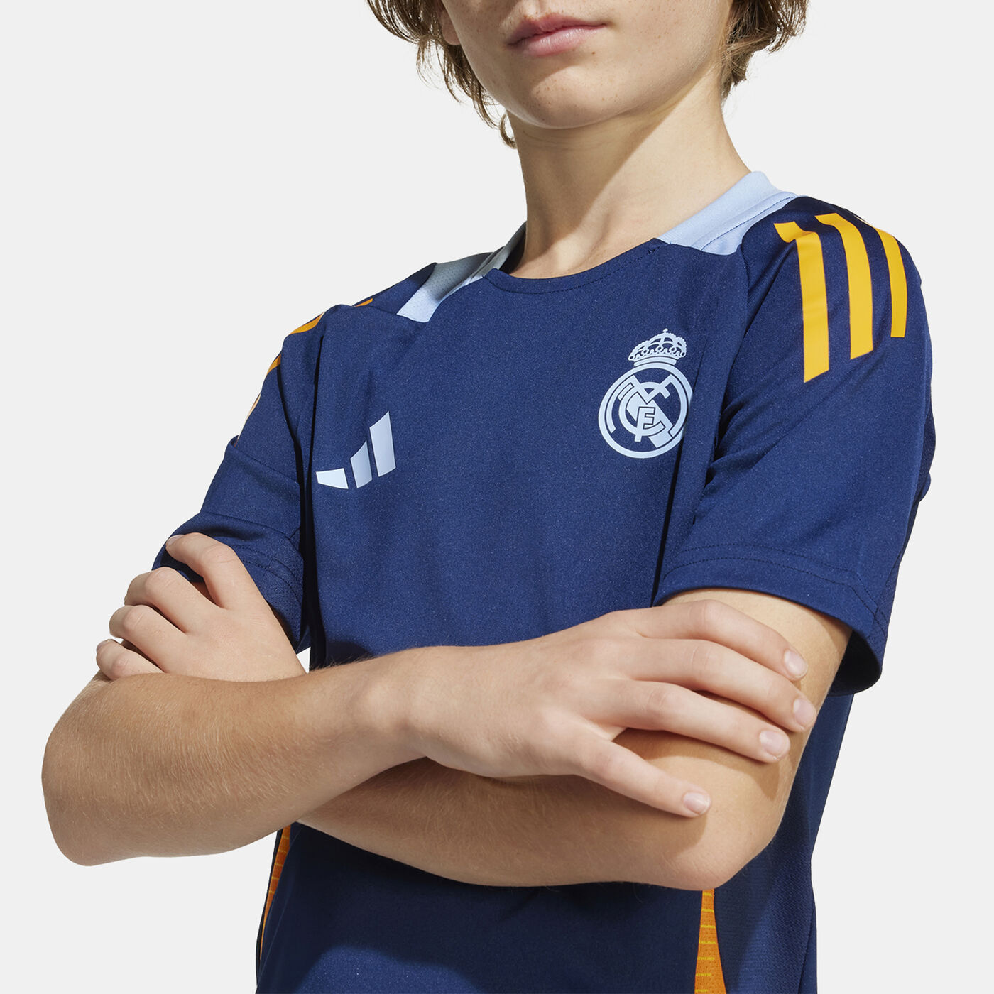 Kids' Real Madrid Tiro 24 Competition Football Training Top