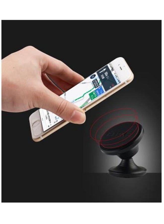 Dual Magnetic Phone Holder, Strong Magnet Mount & 360° Adjustable Holder for Video Recording, Universal Fit for All Phones, Ideal for Gym, Car, Kitchen