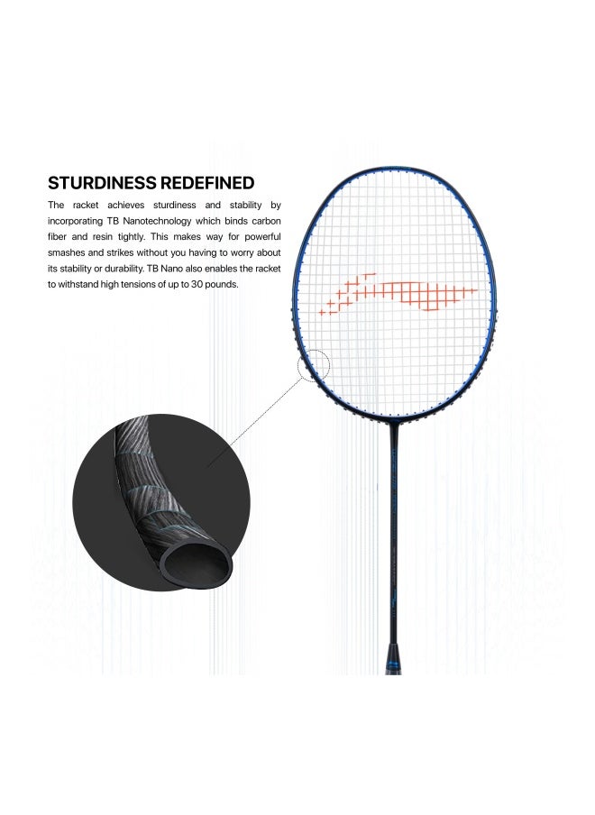 Wind Lite Stealth Carbon Fibre Unstrung Badminton Racket With Free Full Cover (Powered By Windstorm)