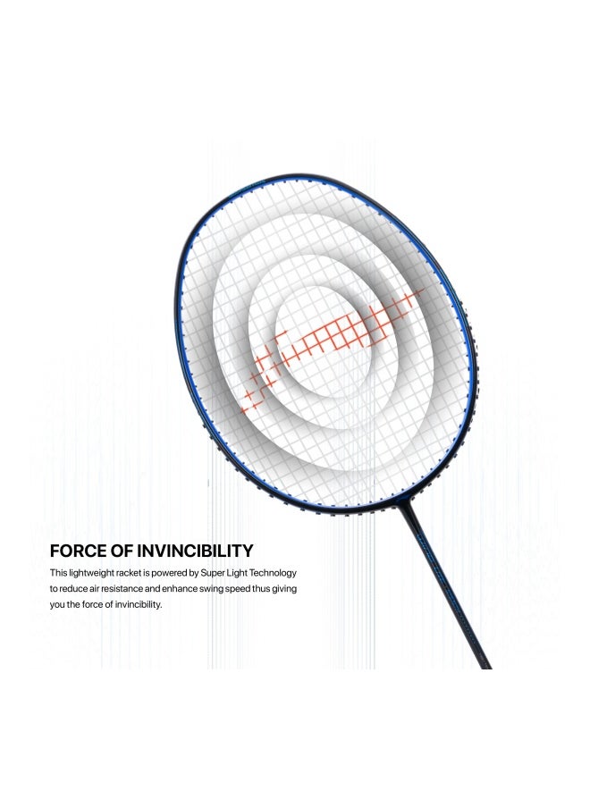 Wind Lite Stealth Carbon Fibre Unstrung Badminton Racket With Free Full Cover (Powered By Windstorm)