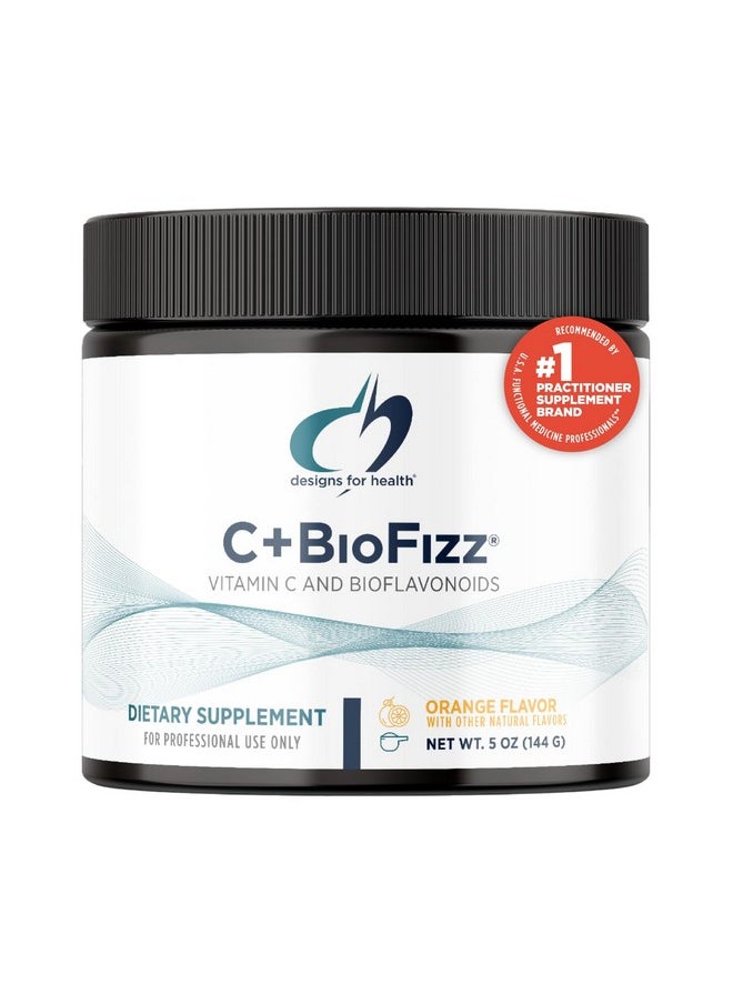 Designs for Health C+BioFizz Fizzy Vitamin C Drink Powder High Potency Vitamin C Powder with Bioflavonoids - Immune + Antioxidant Support Vitamin Powder Drink Mix - Vegan (36 Servings / 144g)