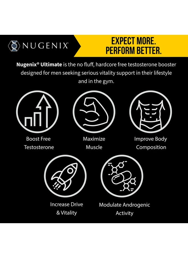 Nugenix Ultimate, Testosterone Booster, 120 tablets