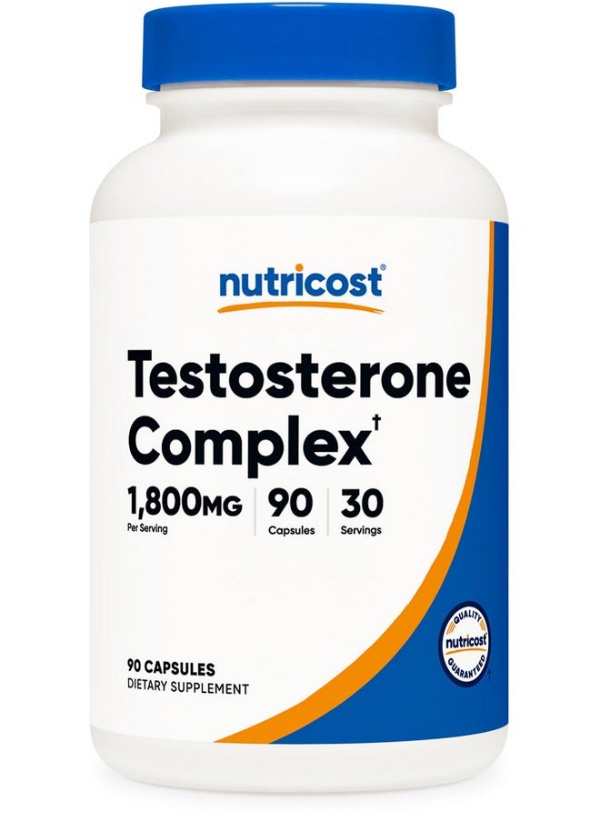 Nutricost Testosterone Support Complex (90 Capsules) -1800mg Per Serving