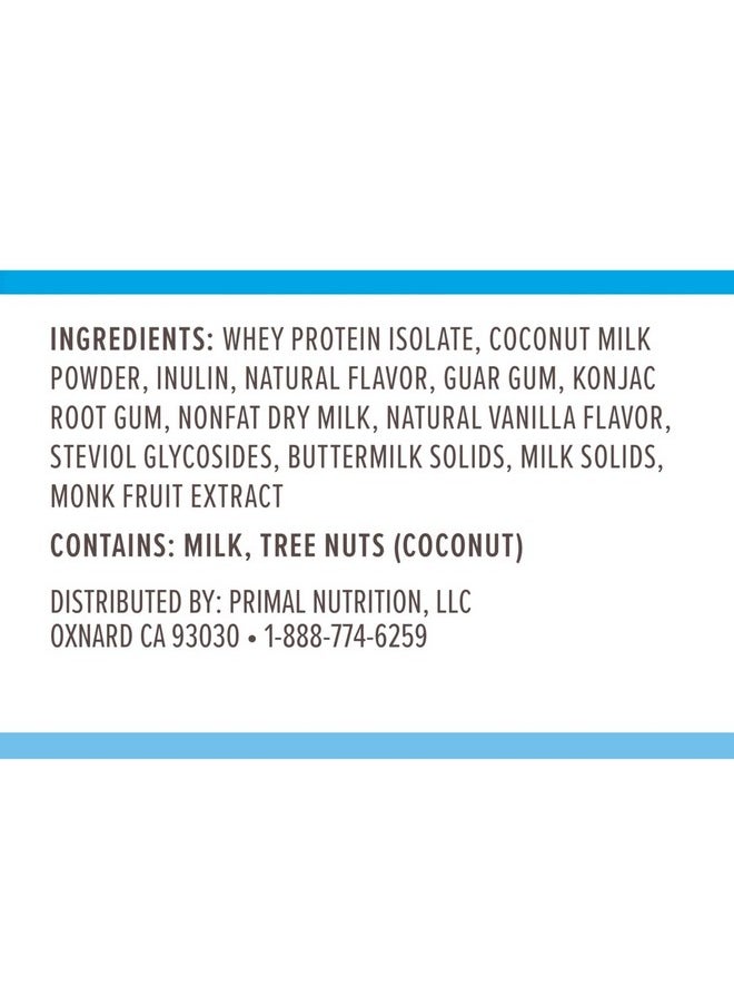 Primal Kitchen Primal Fuel Vanilla Coconut Whey Protein Drink Mix, Gluten and Soy Free, 1.85 Pounds