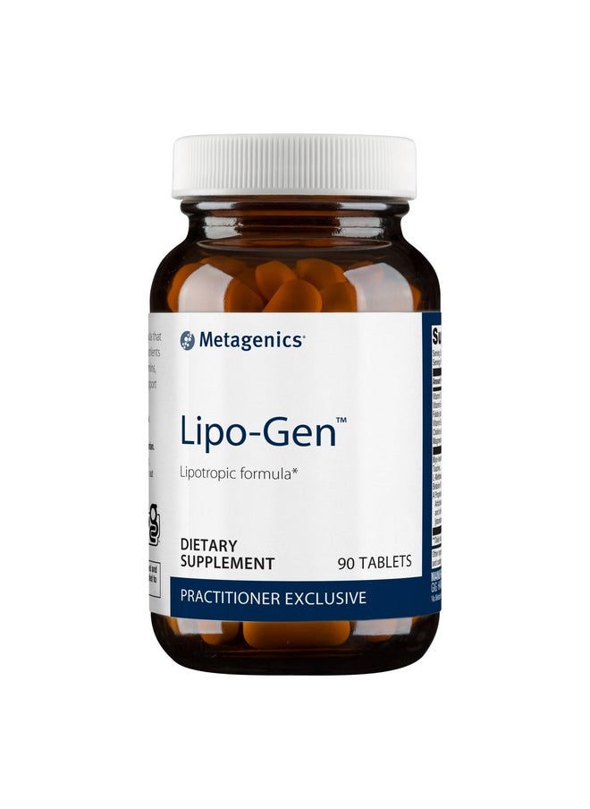 Metagenics Lipo-Gen - Lipotropic Liver Supplement* - Gallbladder Support* - with Amino Acids, Vitamin B12 & Choline - Non-GMO, Gluten-Free & Vegetarian - 90 Tablets