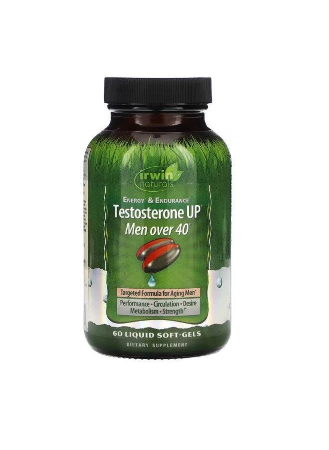 Testosterone UP Men Over 40 60 Liquid SoftGels