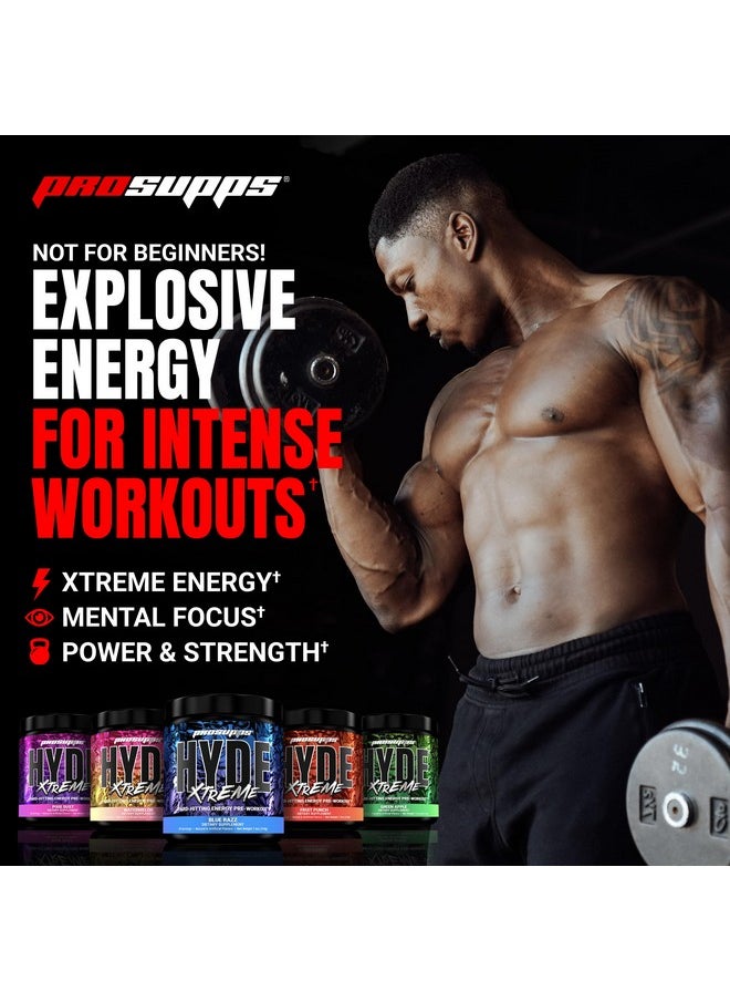 PROSUPPS® Mr. Hyde® Xtreme Pre-Workout Powder Energy Drink - Intense Sustained Energy, Pumps & Focus with Beta Alanine, Creatine & Nitrosigine, (30 Servings, Watermelon Rush)