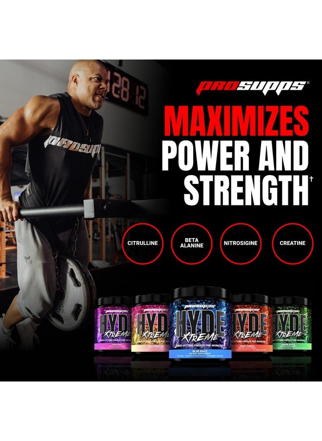 PROSUPPS® Mr. Hyde® Xtreme Pre-Workout Powder Energy Drink - Intense Sustained Energy, Pumps & Focus with Beta Alanine, Creatine & Nitrosigine, (30 Servings, Watermelon Rush)