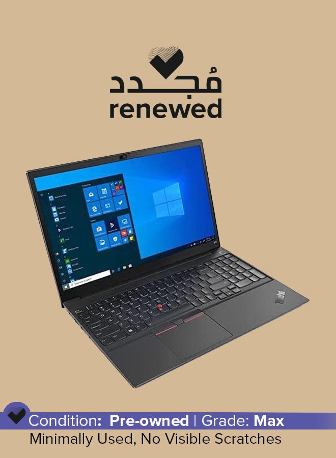 Renewed - Thinkpad E15 Gen 2 Laptop With 15.6-Inch FHD Anti Glare Display,Core I5-1135G7 @2.4GHz/8GB RAM/512GB SSD Fingerprint/Windows 10/11 Pro English Midnight Black