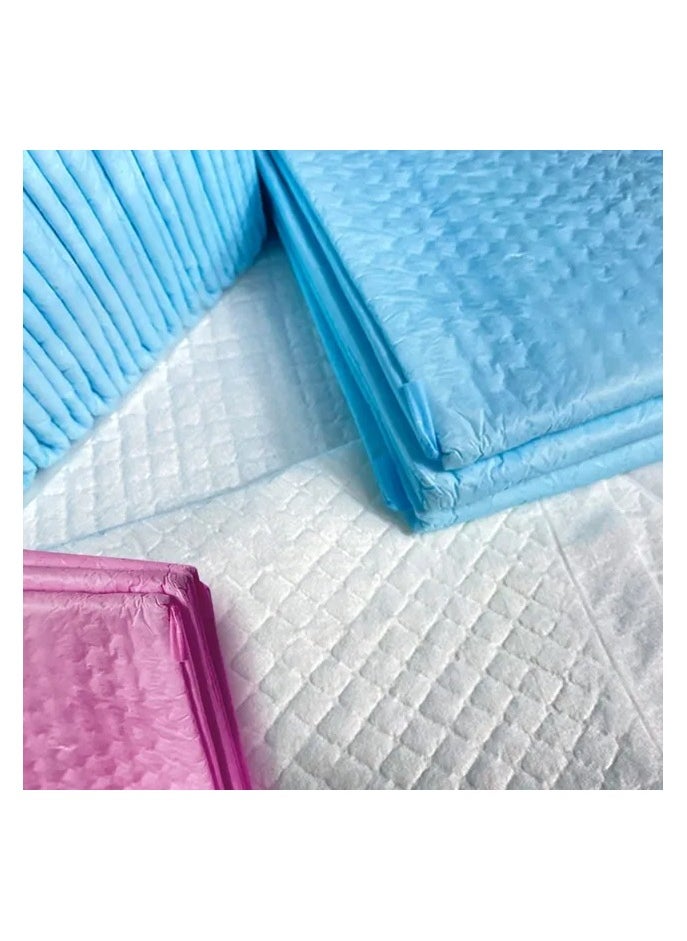 Disposable Changing Mats, 50 Counts, Soft Waterproof Mat, Portable Leak Proof Changing Mat, New Mom Leak-Proof Under pad, Mattress Table Protector Pad