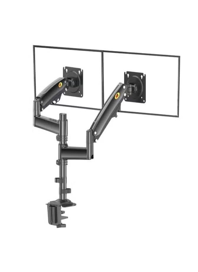 Title: H180 Dual Screen Desktop Mount - Adjustable Monitor Arm for 22