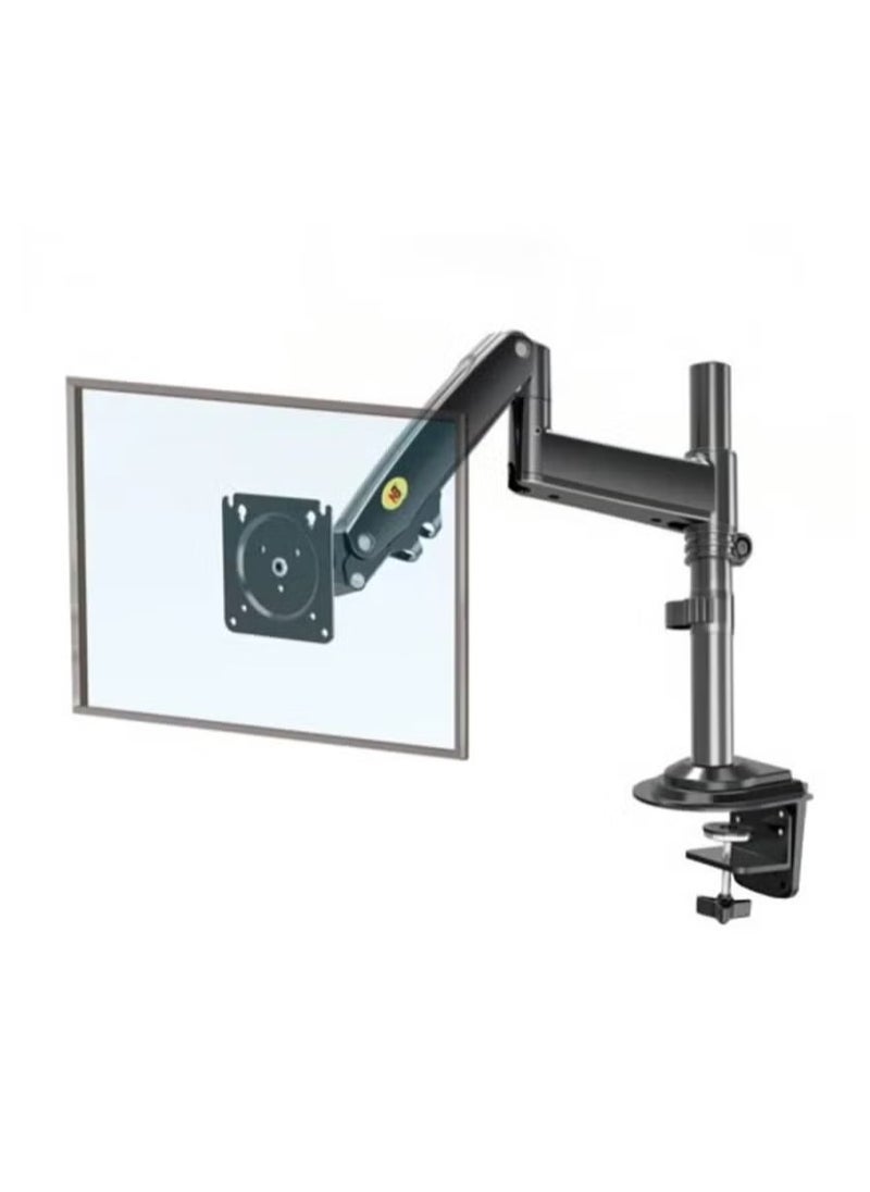 H100 Full Motion Monitor Desk Mount Stand - Adjustable Swivel Monitor Arm for 17