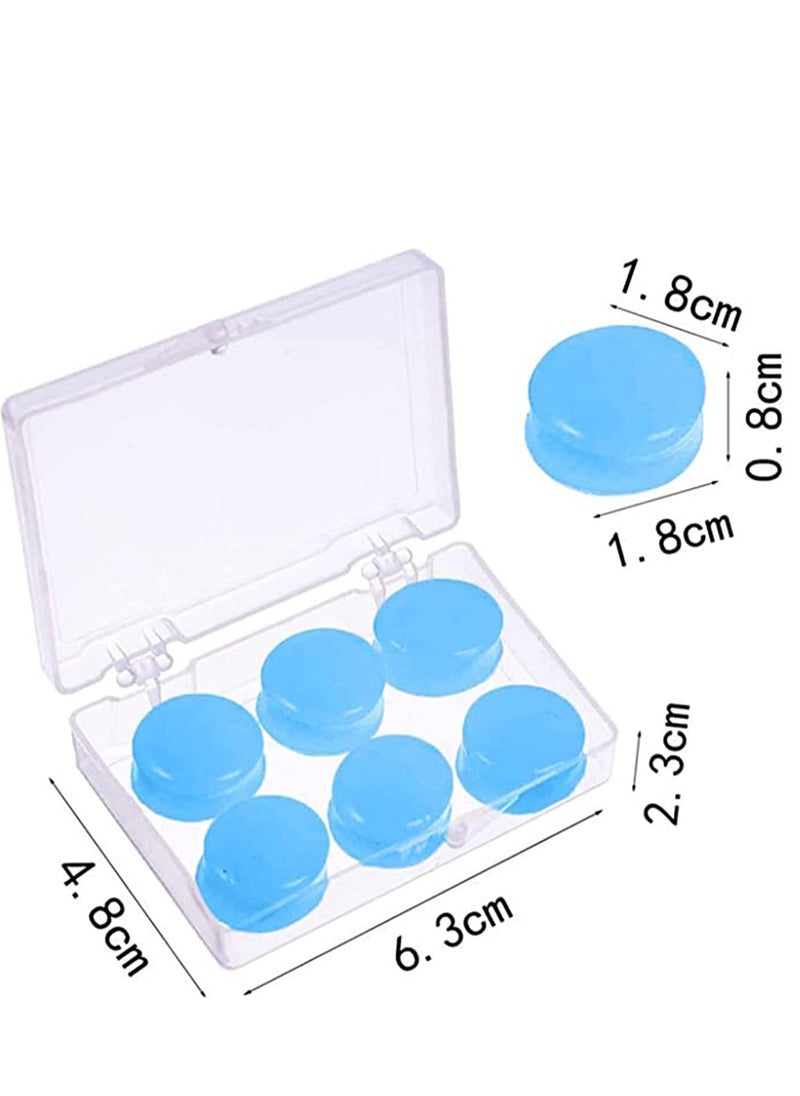 Sleep Earplugs, Silicone Earplugs, Sleep Earplugs with High Decibel Noise Protection Waterproof Earplugs for Sleep Learning Swimming and Cancelling Noise