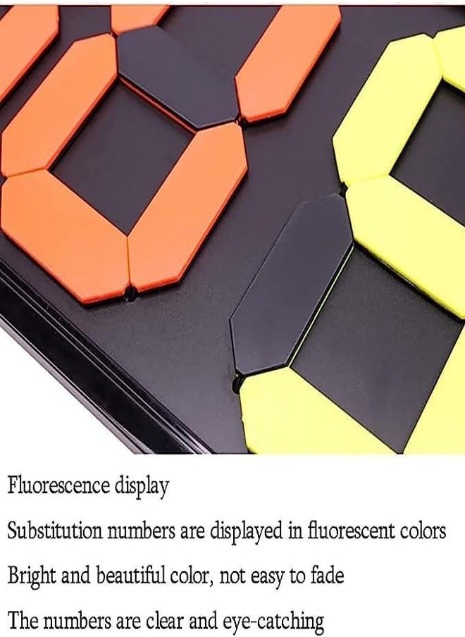 Manual Scoreboard, Soccer Referee Substitution Board, Made PP Material, Manual Number Flipping, Easy to Use, for Athletics and Competition