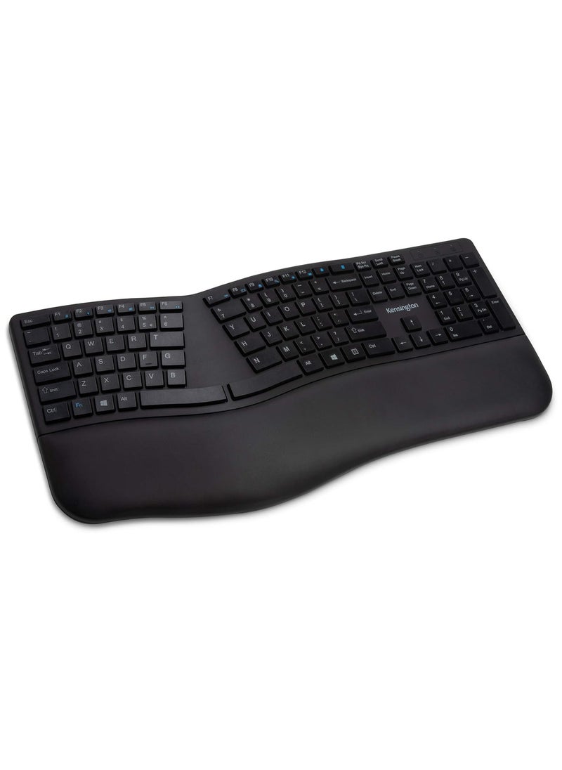 Pro Fit Ergonomic Wireless Bluetooth Keyboard Spill proof keys