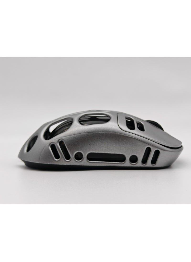 JEDEL WD153 Wireless Bluetooth Gaming Mouse for PC, Mac, Laptop, Desktop, smartphone, tablet, Computer Mice with USB Receiver, 800/1200/1600 DPI, Gray