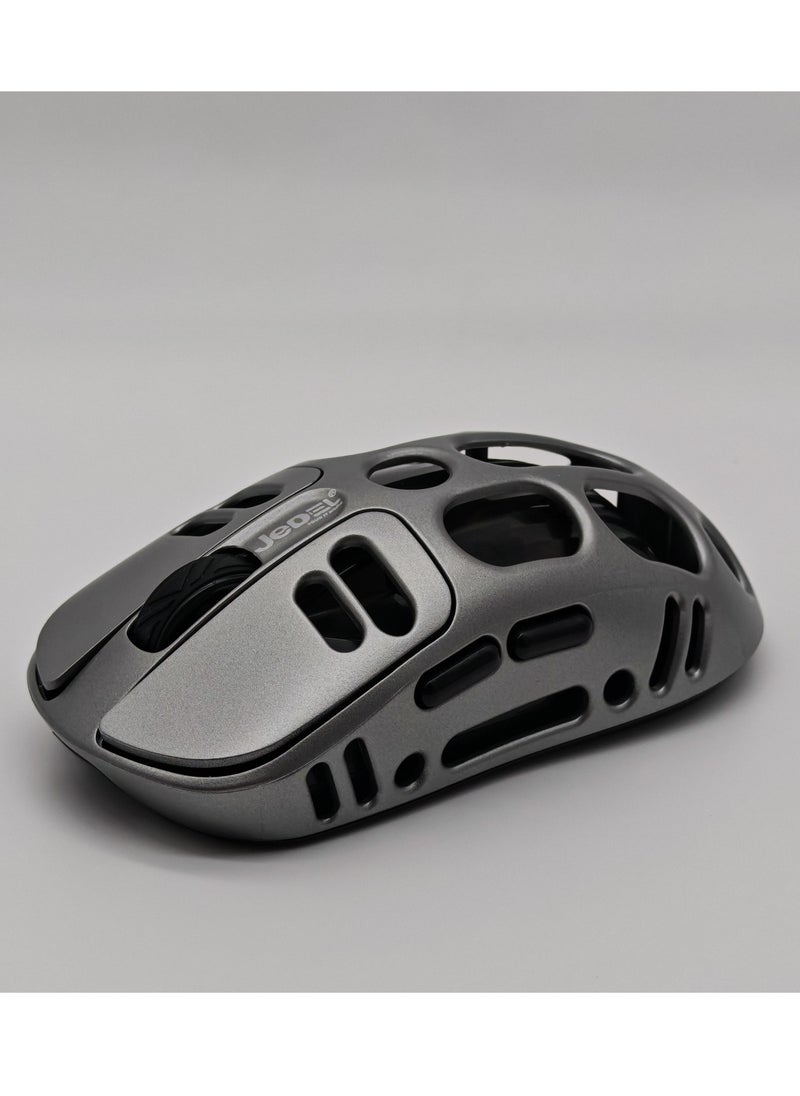 JEDEL WD153 Wireless Bluetooth Gaming Mouse for PC, Mac, Laptop, Desktop, smartphone, tablet, Computer Mice with USB Receiver, 800/1200/1600 DPI, Gray