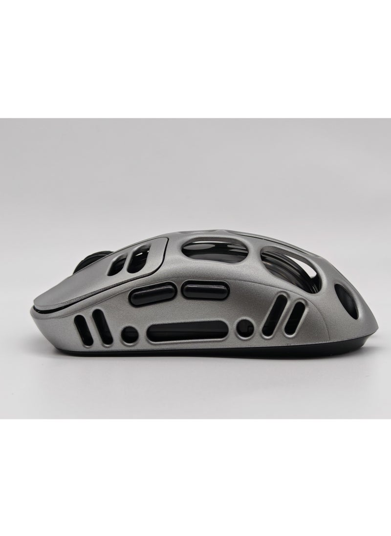 JEDEL WD153 Wireless Bluetooth Gaming Mouse for PC, Mac, Laptop, Desktop, smartphone, tablet, Computer Mice with USB Receiver, 800/1200/1600 DPI, Gray
