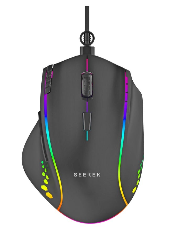 SEEKEN GAMING MOUSE | Lightweight | Comfortable | Compact | Premium Design.