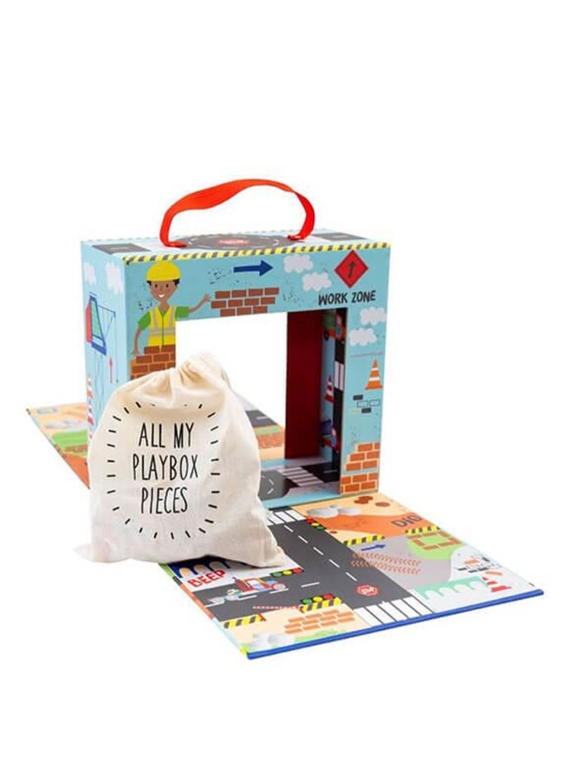 Floss & Rock Construction Playbox - Creative Building & Activity Set for Kids