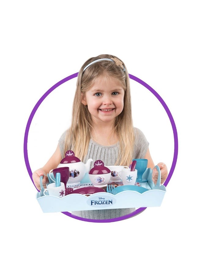 Smoby Disney Frozen 2-in-1 Serving Cart Playset with 17 Accessories