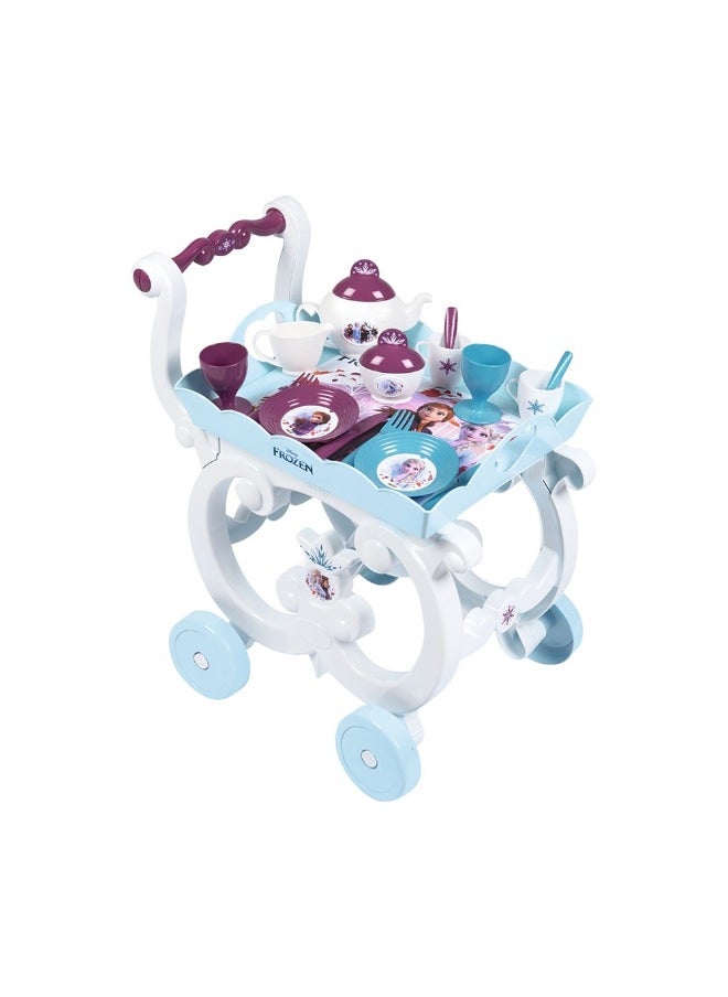 Smoby Disney Frozen 2-in-1 Serving Cart Playset with 17 Accessories