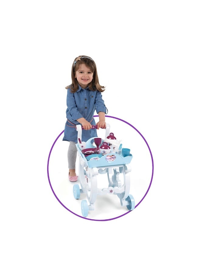 Smoby Disney Frozen 2-in-1 Serving Cart Playset with 17 Accessories