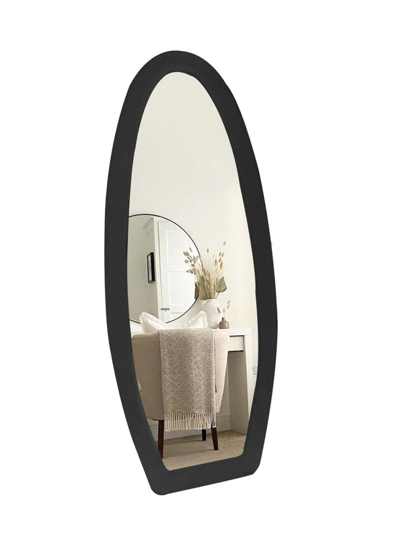 Full Body Mirror with Wavy Design, 63