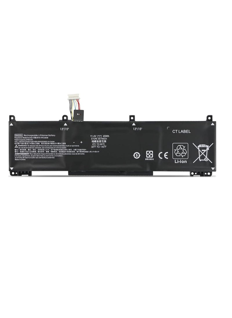 11.4V 45Wh RH03XL M02027-005 Laptop Battery Compatible For HP ProBook 430 440 445 450 630 640 650 G8 Series HSTNN-IB9Q HSTNN-OB1T HSTNN-DB0B HSTNN-UB0B HSTNN-UB0B STNN-UB 0B 7 x